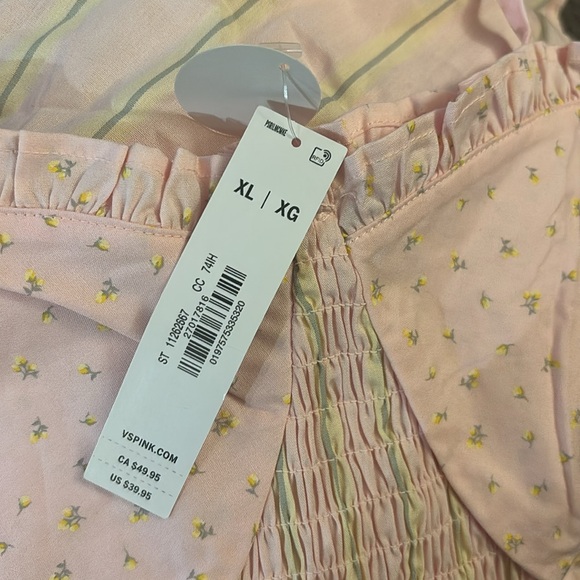 PINK Victoria Secret‎ Cotton Bralette & Ruffle Shorts Set - Picture 4 of 4